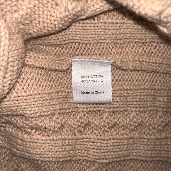 Evereve Beige Belted Cardigan Sweater - Picture 4 of 5